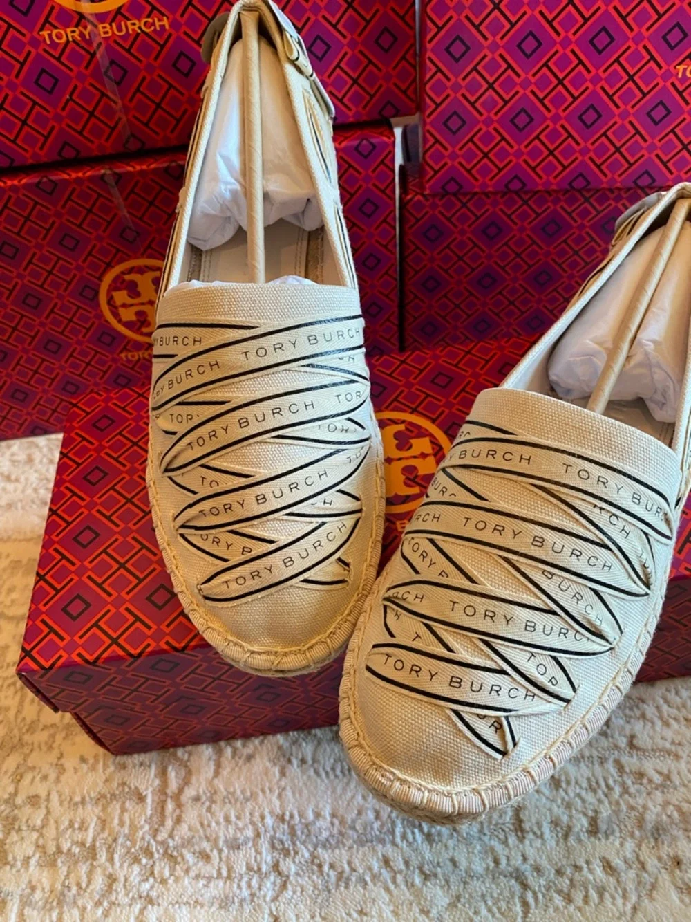 Tory Burch Tory Ribbon Espadrille